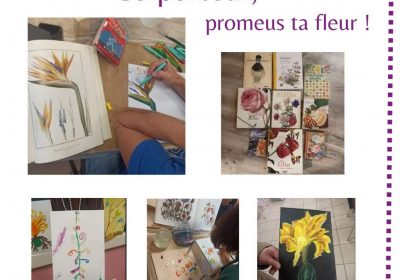 Creative workshop “Peddler, promote your flower”.