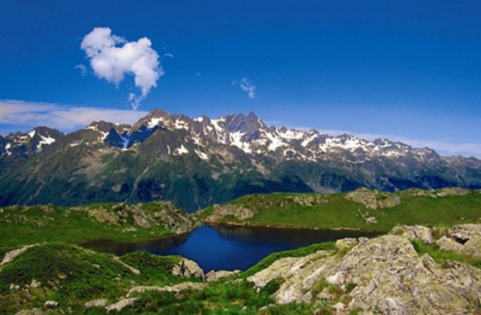 Plateau de l’Alpette, le lac Besson et le lac Noir