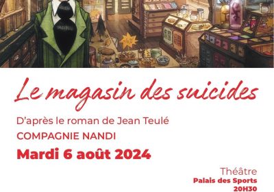 Concert ” Le magasin des suicides” Cie Nandi