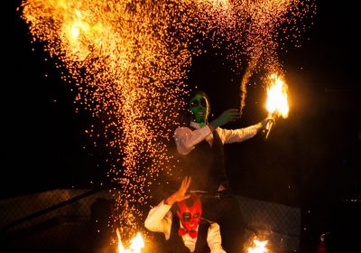 Spectacle de Feu “la dinde braisée”