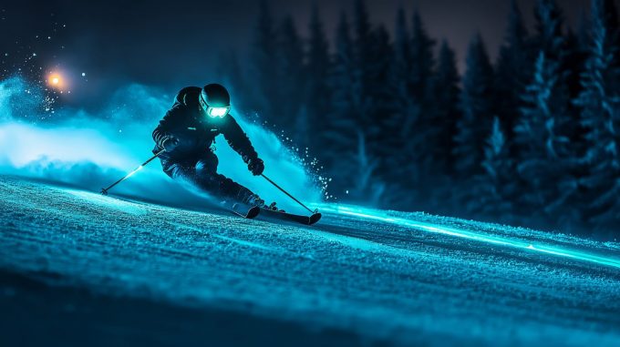 Night Ski – Parallel slalom_Oz-en-Oisans