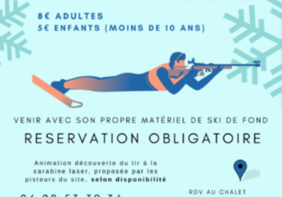 Découverte biathlon avec carabine laser